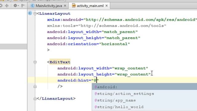 Android Studio Tutorial - 03 - Create a simple user interface смотреть онлайн