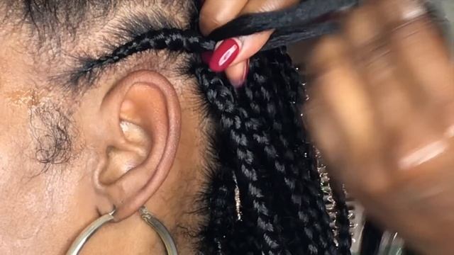 Very Detailed Ghana Feed-in Braids/banana Braided Bob Tutorial From Start To Finish!