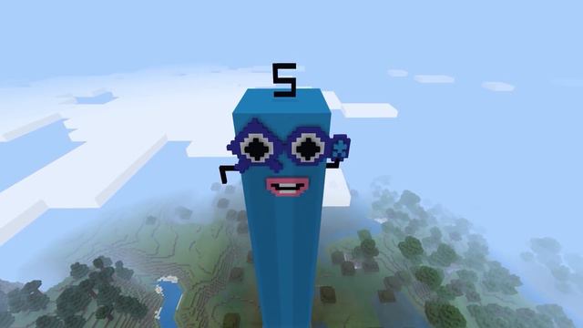 Building GIANT Numberblocks 1 to 10 in Minecraft смотреть онлайн