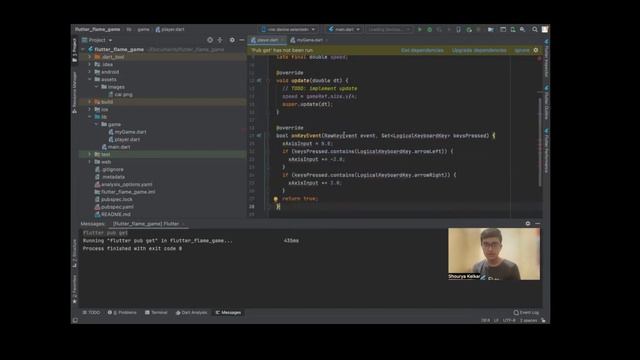 Mixins in Flame: Learn how to move the player using keyboard keys смотреть онлайн