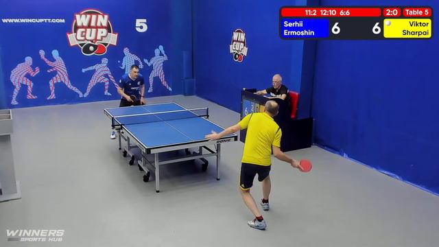 10:30 Ермошин Сергей 3-2 Шарпай Виктор стол 5 ЮГ-2 02.07.22 смотреть онлайн