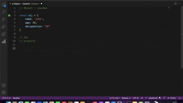 JavaScript Objects - Object.hasOwn()