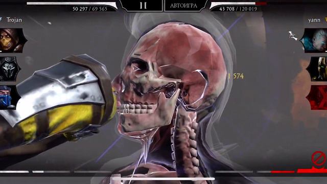 Тест Алмазного Скорпиона МК11, Нуб Сайбота МК11 и Саб Зиро МК11 в ВФ Mortal Kombat 11 Mobile