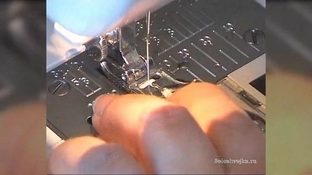 Как сделать отделочный шов. Отделочная строчка на воротнике. МК "Как сшить блузку смотреть онлайн