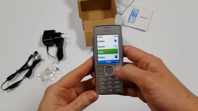 Nokia X2-00 Unboxing 4K with all original accessories RM-618 review смотреть онлайн