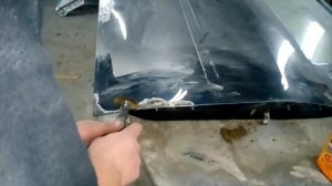 дверь рено логан, выводим рыжики