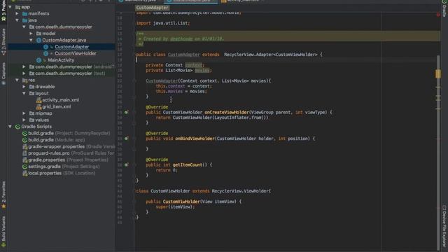 RecyclerView with StaggeredGridLayoutManager смотреть онлайн
