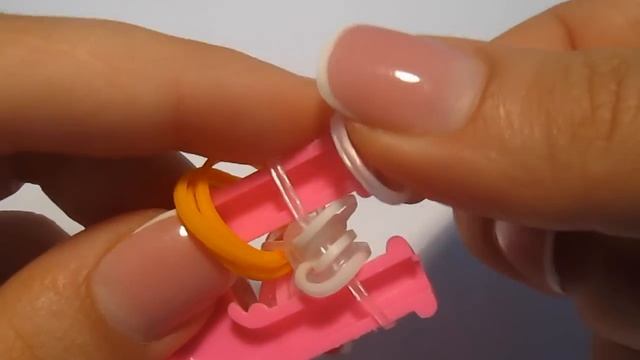 браслет КОЛЬЦА САТУРНА на рогатке без станка Rainbow Loom Bands