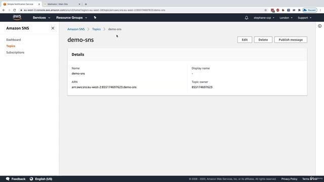SNS Hands On | Cloud Integrations | Amazon Web Service смотреть онлайн
