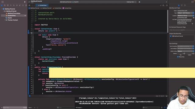 How to create an AI app in #swift using #openai смотреть онлайн