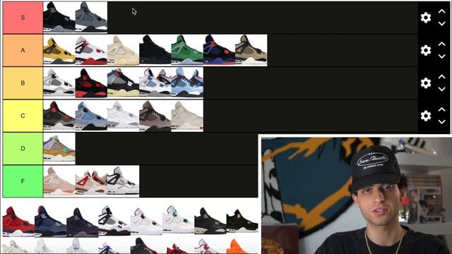 JORDAN 4 TIER LIST ? | WORST TO BEST JORDAN RETRO 4s ‼️ смотреть онлайн