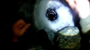 Зимняя рыбалка на форель ночью.Удачная ночь получилась.