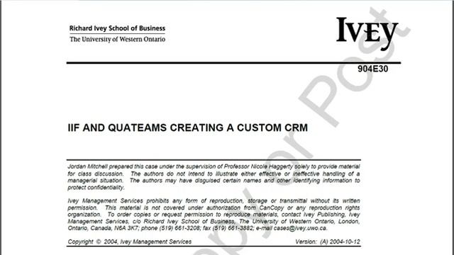 IIF & Quateams creating a custom CRM смотреть онлайн