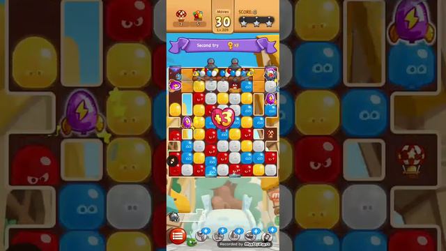 Cookie Jam Blast Level 1079/1083 Fail/Angry Birds Blast Level 204-208 Part 3 смотреть онлайн