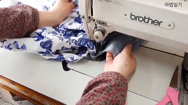 DIY a skirt made of jeans/make a skirt/ Upcycling/청바지리폼/Sewing DIY смотреть онлайн