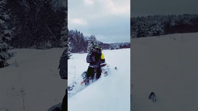 Polaris,BRP.Целый день отличных эмоций.Мощные прыжки на снегоходах.Много снега смотреть онлайн