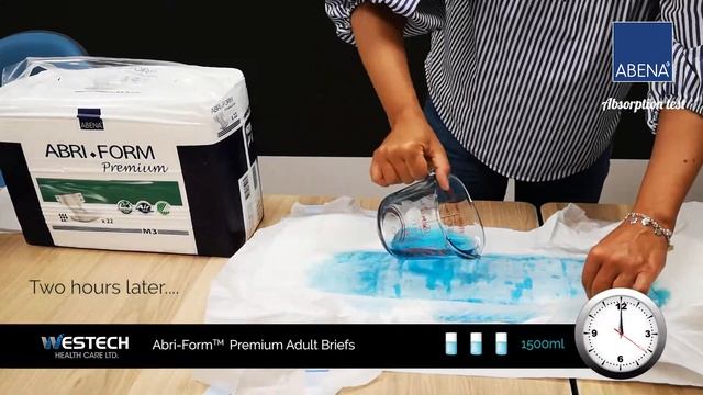 ABRI-FORM Adult Briefs ABSORPTION TEST смотреть онлайн