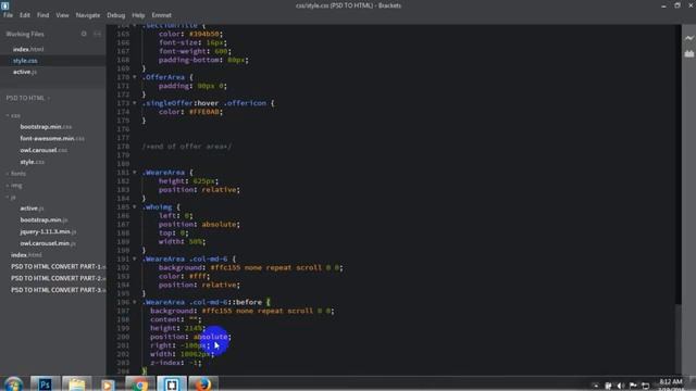 PSD TO HTML Convert Using Bootstrap PART 4 смотреть онлайн