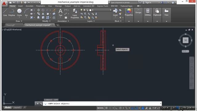 17--Basic Operations Object Selection (Autodesk AutoCAD) смотреть онлайн
