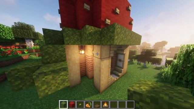 Easy Cottagecore Minecraft Strawberry House