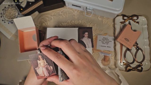ASMR | 안쓰는 상자 꾸며서 재활용해요 | 다꾸보관함만들기 | 빈티지다꾸 | scrapbooking | journaling смотреть онлайн