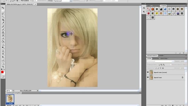 Урок в PhotoShop мо мозаики смотреть онлайн