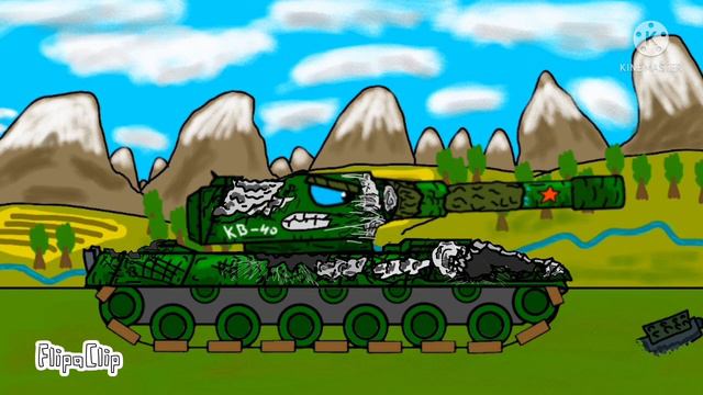 Заражённый кв 44! Мультики про танки. 2 часть