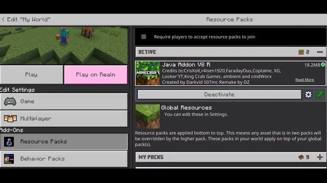 Playing Minecraft Java Edition In Mobile.. | Mcpe Into Java | смотреть онлайн