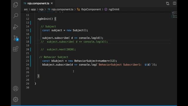 BehaviorSubject | BehaviorSubject vs Subject | RxJS BehaviorSubject - Angular (Tutorial 32) смотреть онлайн