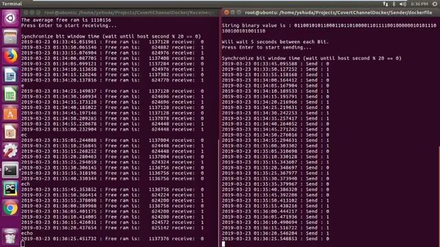 Docker Covert channel attack example смотреть онлайн