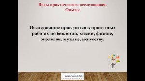 Оформление практической части проекта