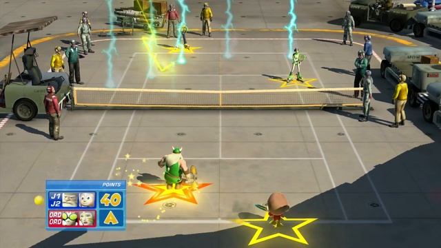 Sega Superstars Tennis - Double : Gilius & Alex Kidd vs Beat & Gum смотреть онлайн
