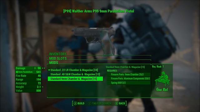 Fallout 4 Modern Sidearms Mod: Walther P99 смотреть онлайн