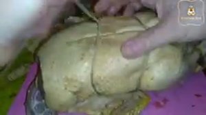 ?Как правильно обвязать утку для копчения?