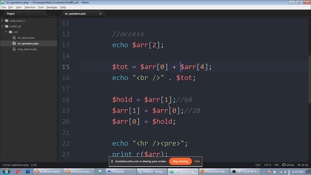 How to Create and Work with Arrays In PHP - Nuzrath Sir смотреть онлайн