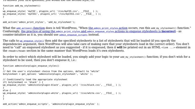 Wordpress: wp_enqueue_style for Plugin with multiple stylesheets (3 Solutions!!) смотреть онлайн