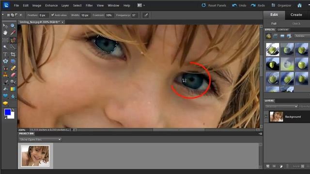 How to brighten eyes in photoshop elements смотреть онлайн