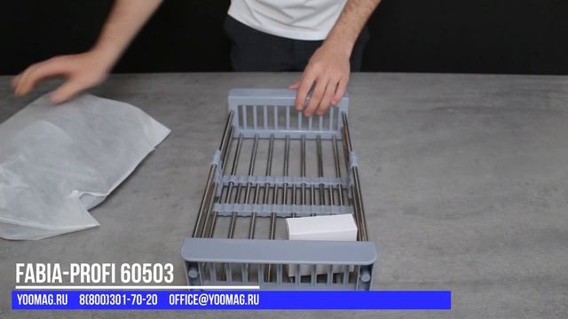 Кухонная мойка FABIA PROFI 60503 сатин смотреть онлайн
