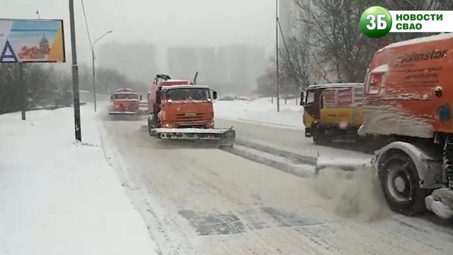Уборка снега в СВАО смотреть онлайн