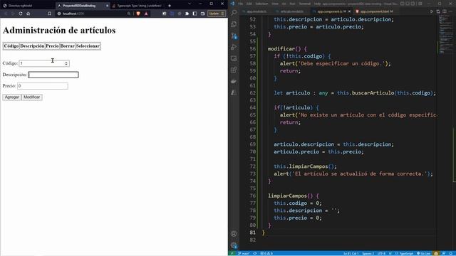 Angular Curso: 22 Modificar un Artículo Desde un Formulario - Validación de Datos смотреть онлайн