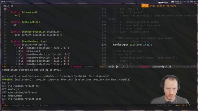 Day 3 - Live Coding a Solitaire Game with Scheme - Autumn Lisp Game Jam 2023 смотреть онлайн