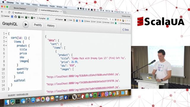 Volodymyr Tsukur - Sangria - GraphQL APIs in Scala. ScalaUA2018 смотреть онлайн