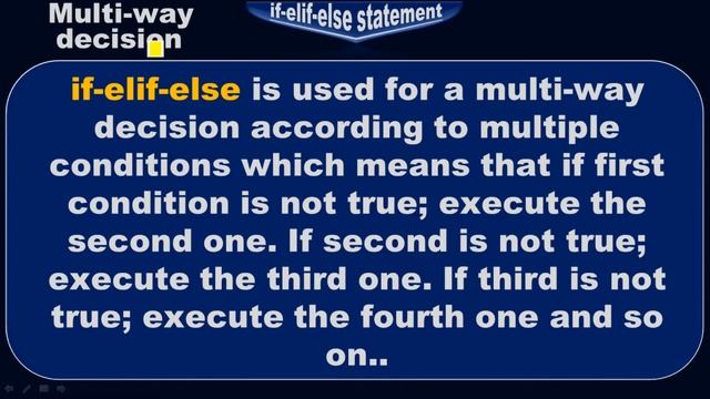 What is if-elf-else statement? - Multi way conditional statement - Python by #Moein смотреть онлайн
