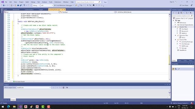Create a simple Block in AutoCAD 2022 using ObjectARX 2022 and C++ смотреть онлайн