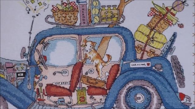 Вышивально- рулеточный эпизод. Август 2020. Вышивка крестом смотреть онлайн