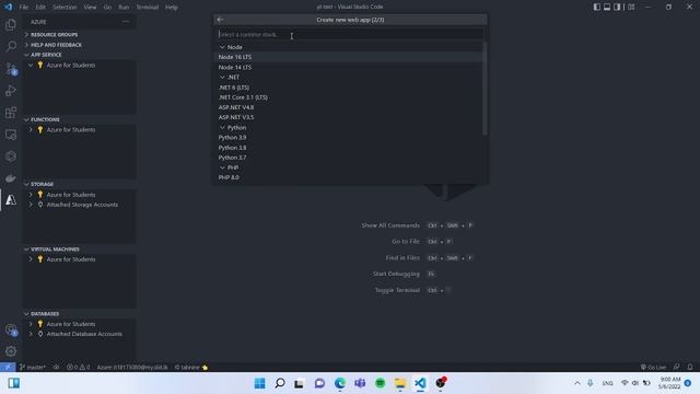 How to deploy your React App on Azure App Service from VS Code смотреть онлайн