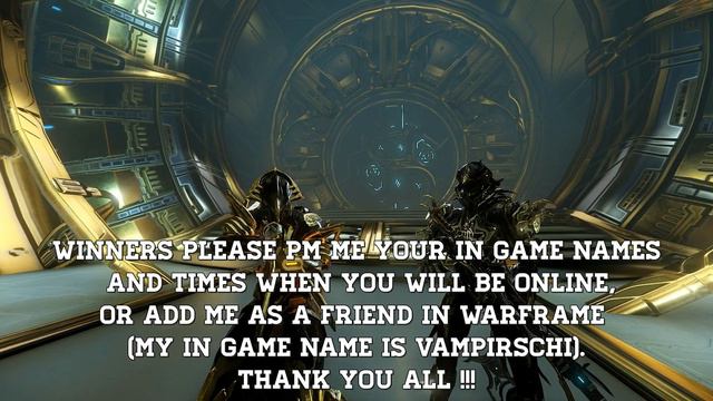 Warframe Monthly Prime Giveaway - Christmas/December 2018 Winners (PC only) смотреть онлайн