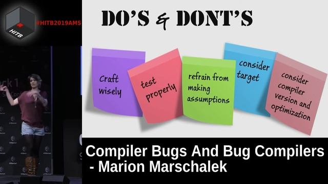 #HITB2019AMS D2T1 - Compiler Bugs And Bug Compilers - Marion Marschalek смотреть онлайн