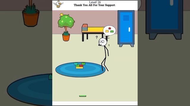 Skip Troll Game: Level 11to20 funny stickman puzzle game (WEEGOON) Android gameplay смотреть онлайн