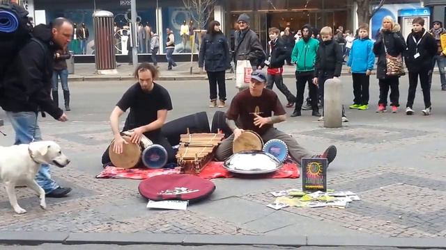 Барабанщики Вацлавская площадь, Прага,(Видео Туриста) смотреть онлайн